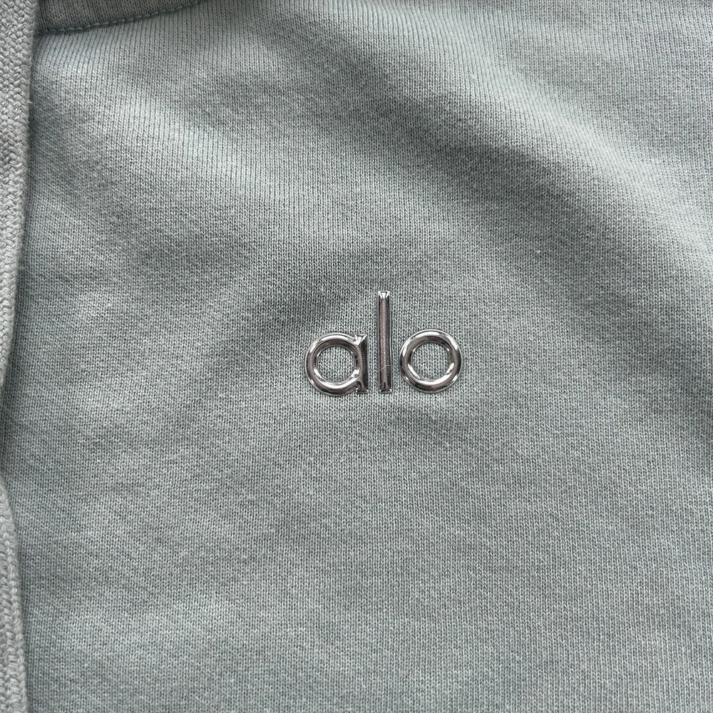 Alo Yoga Womens Large Accolade Hoodie Botanical Green Pullover***